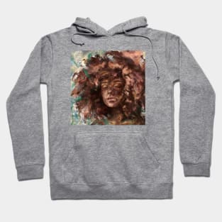 curly girl Hoodie